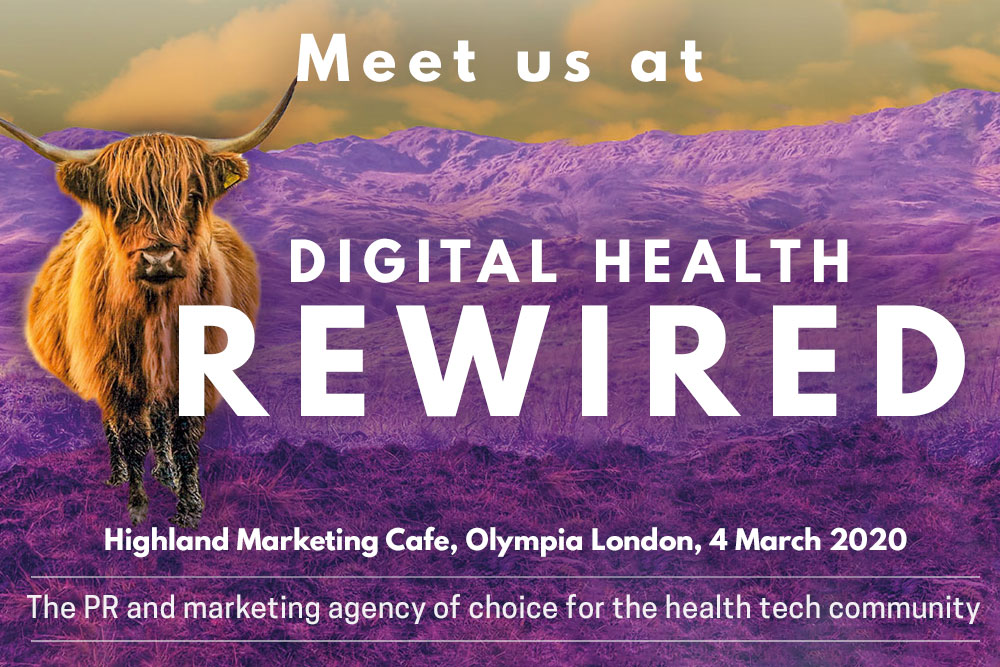 Highland Marketing is sponsoring the café area at Digital Health Rewired